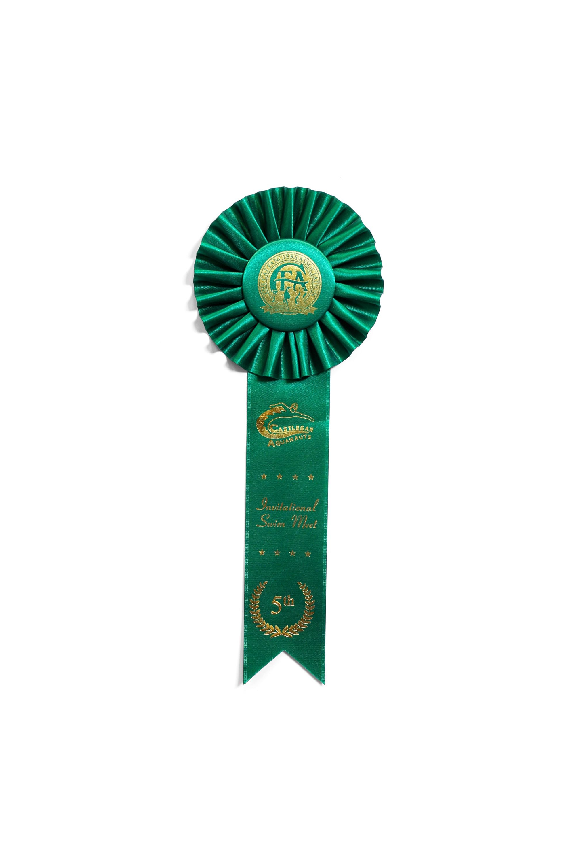 101 - Single Streamer Rosette (12.5" Overall)