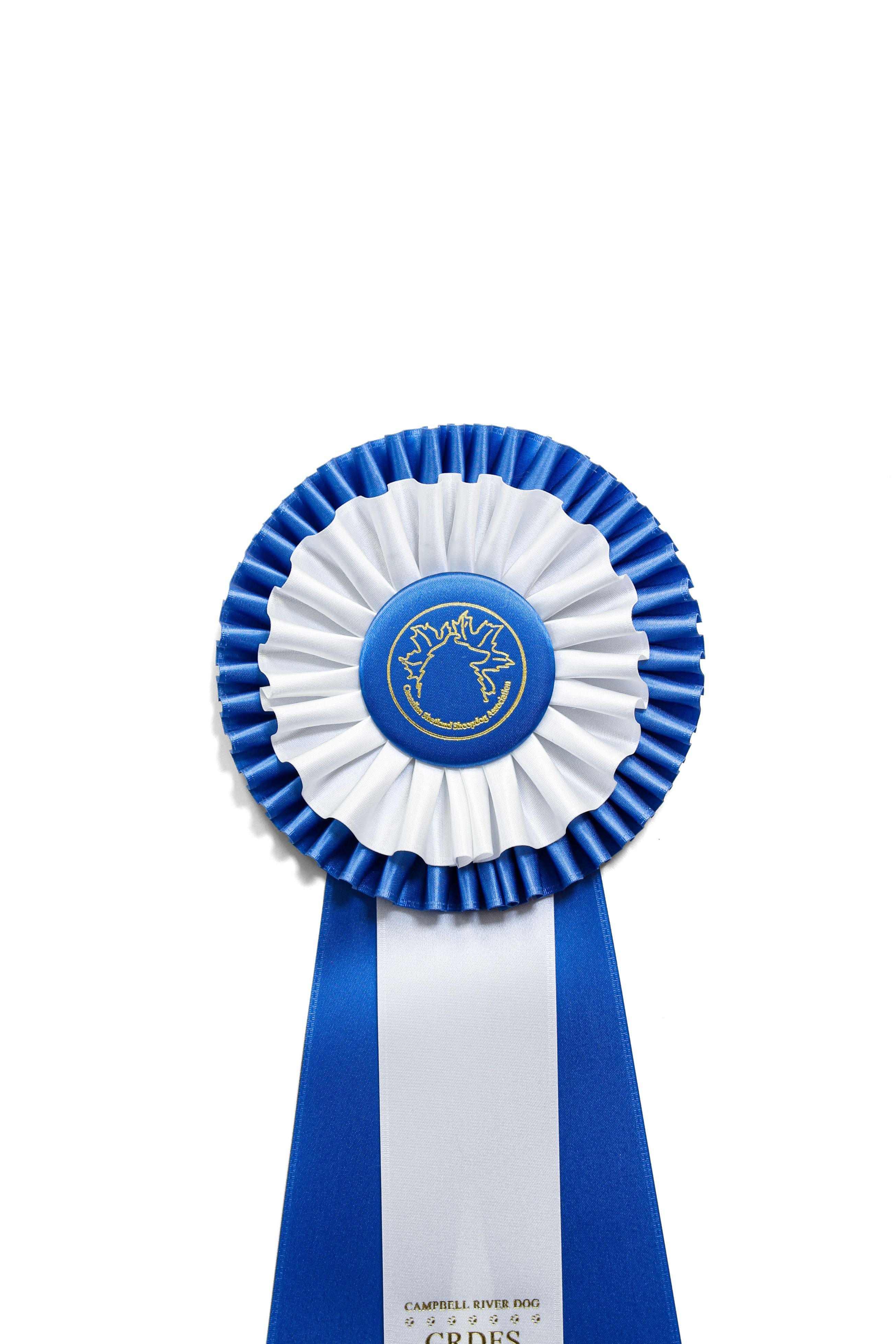 203A - Extra Long Double Pleat Rosette (21" Overall)