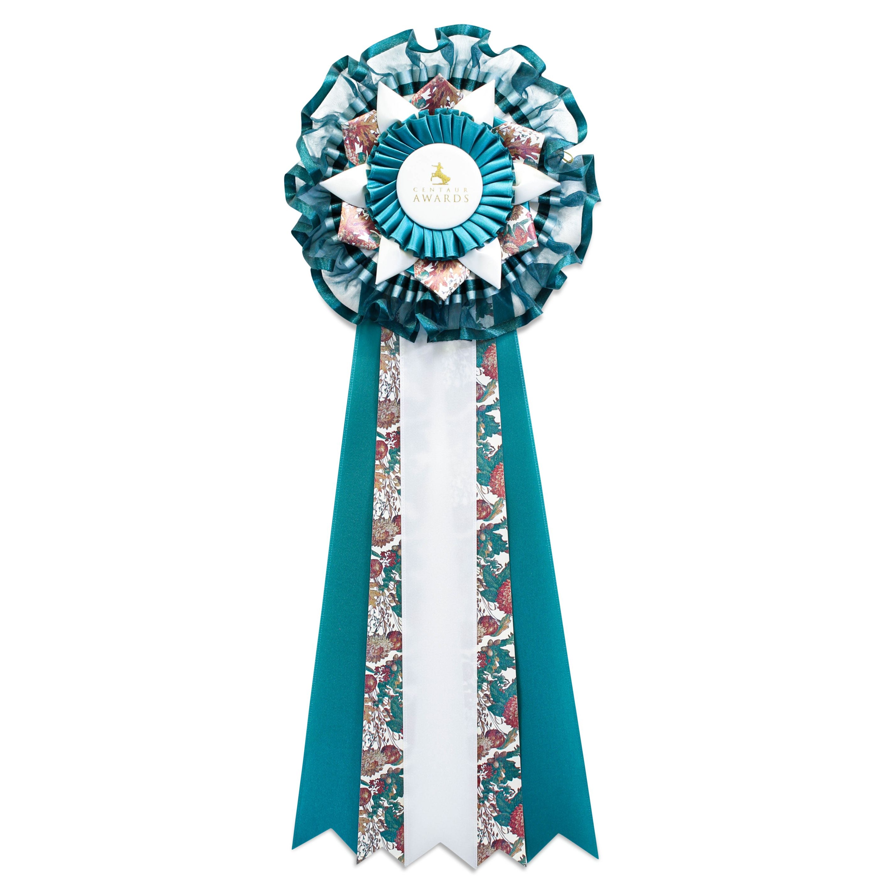 25AS-5 - Magnificent Sheer & Petal Deluxe Rosette (24" Overall)