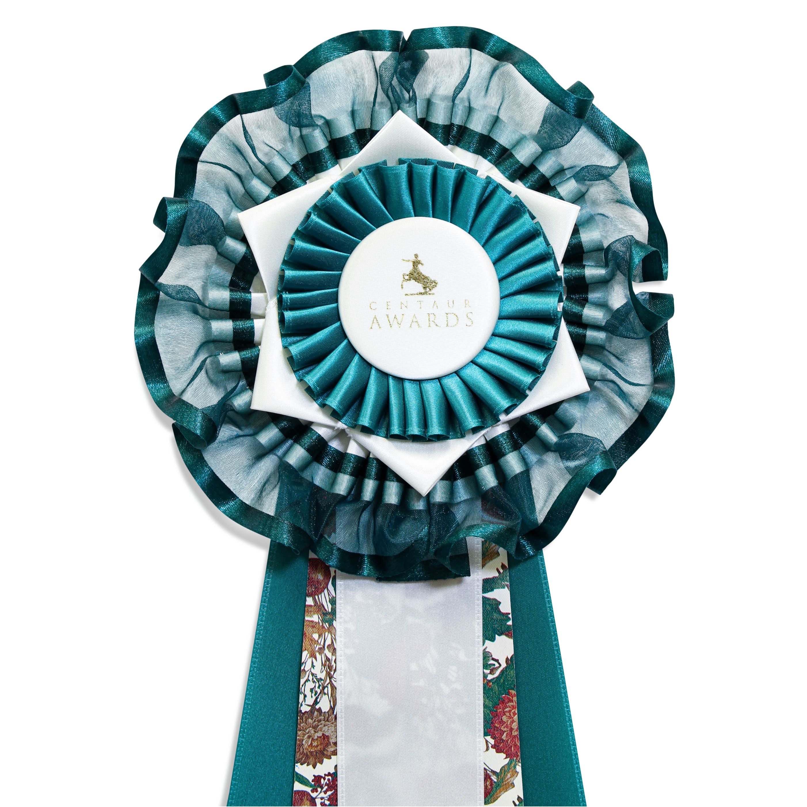 25BS-5 - Grand Sheer & Petal Deluxe Rosette (23" Overall)