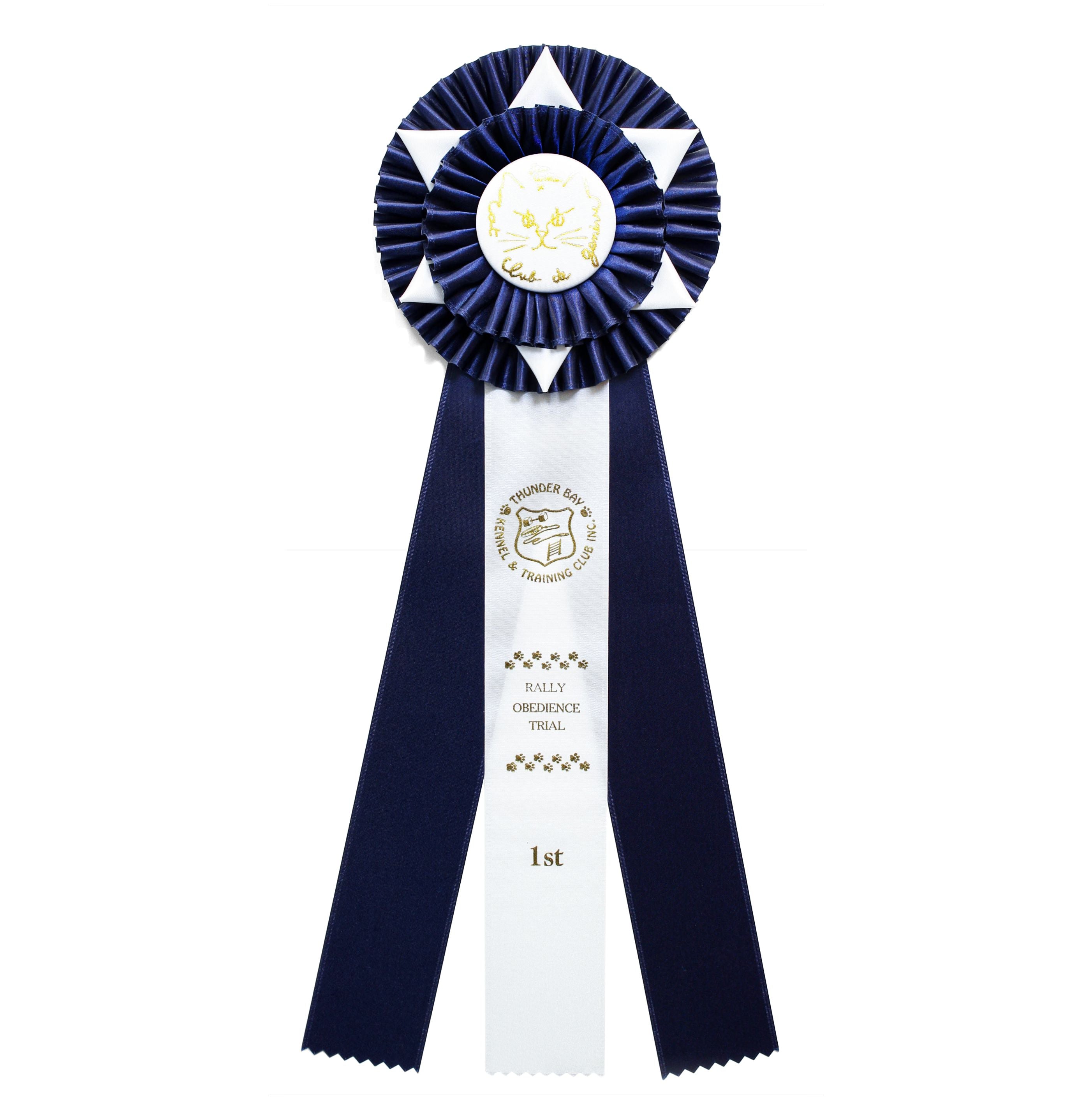 CR3P - Deluxe Star Point Rosette (17" Overall)