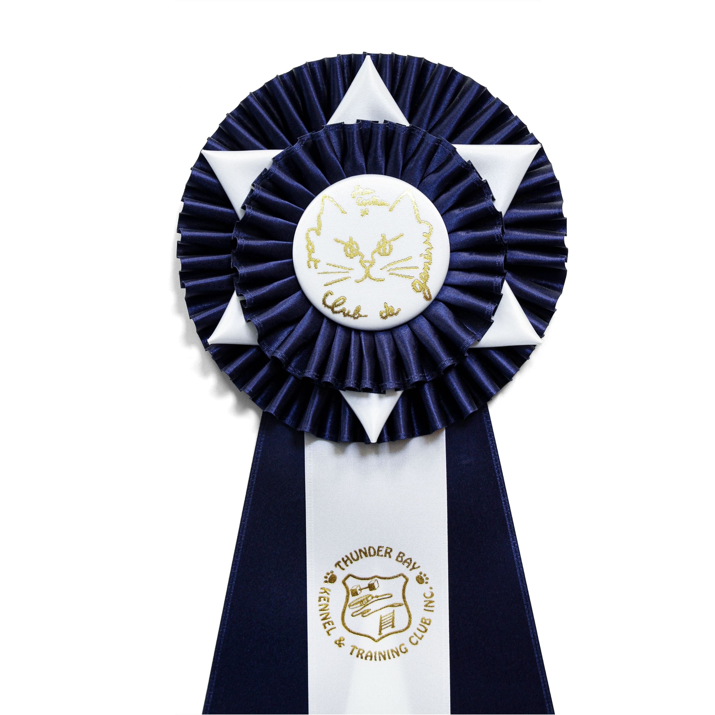 CR3P - Deluxe Star Point Rosette (17" Overall)