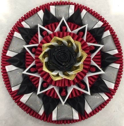 CDNA - red, white, black w/ optional mini roses