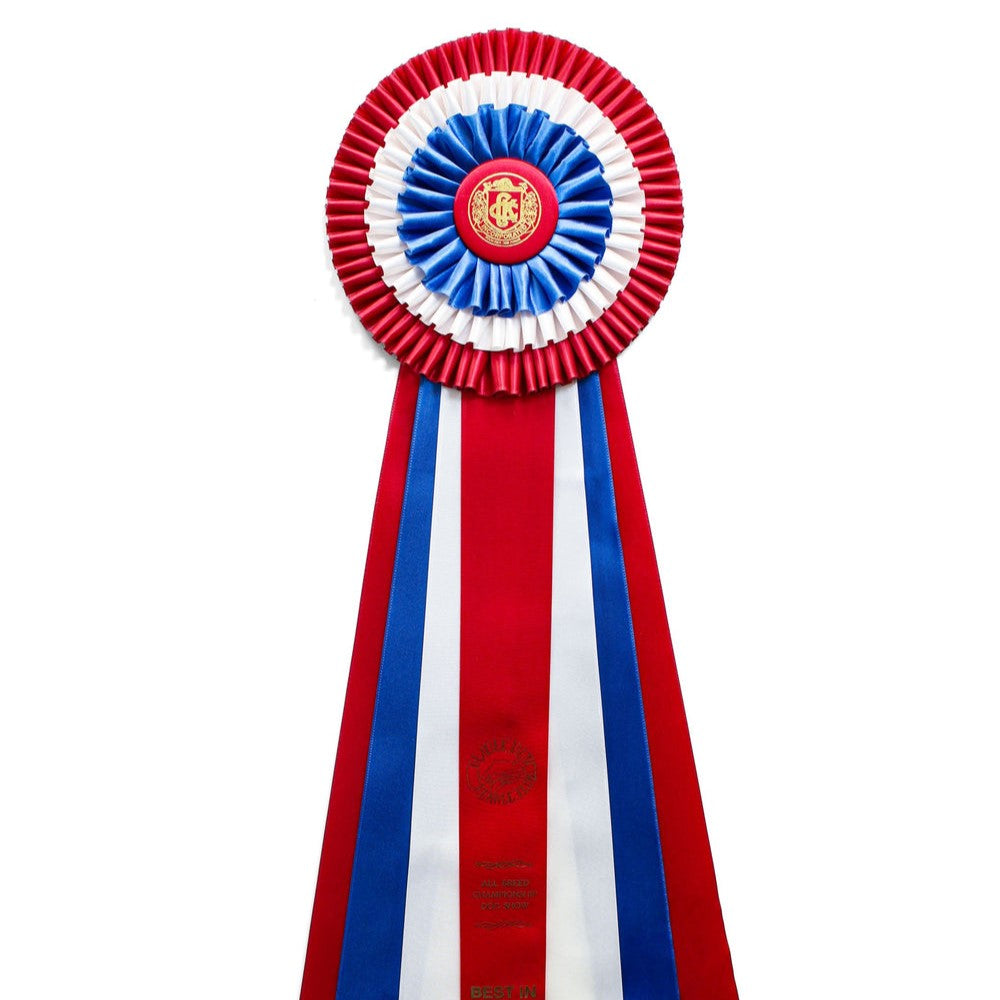 TRIPLE PLEATED ROSETTES