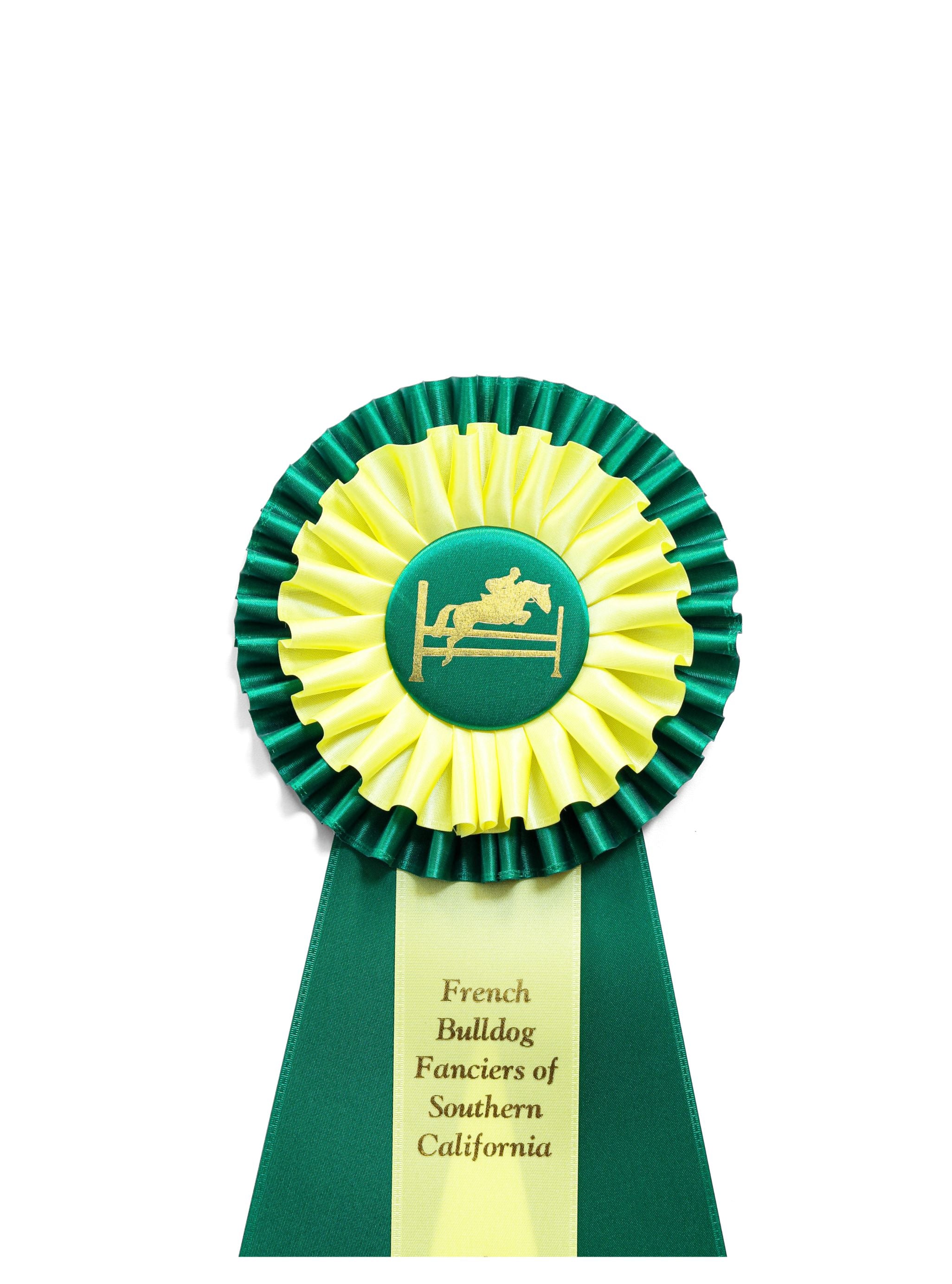 203 - Double Pleat Three Streamer Rosette (17" Overall)