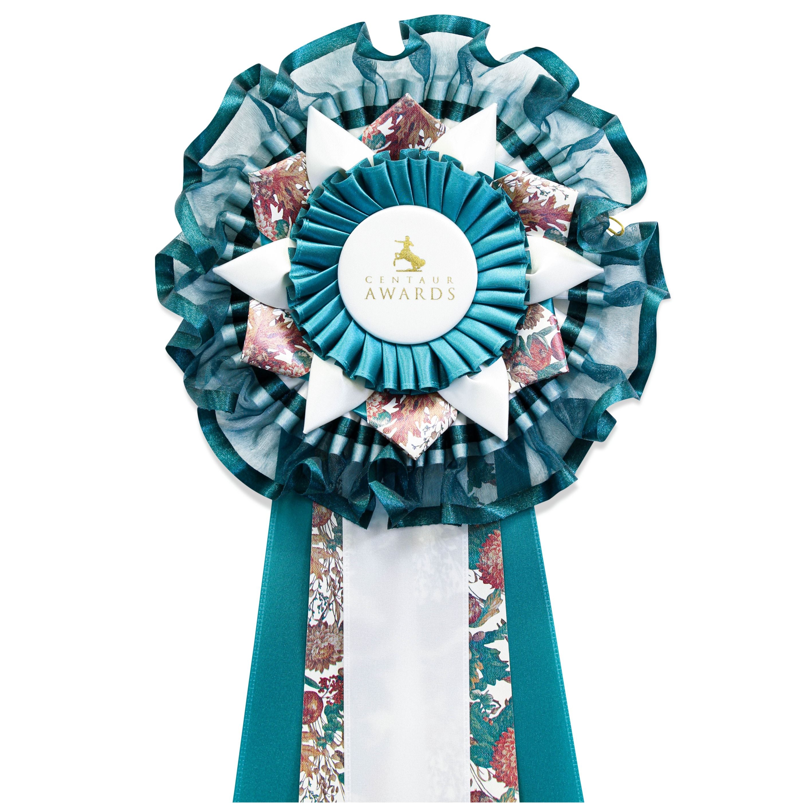 25AS-5 - Magnificent Sheer & Petal Deluxe Rosette (24" Overall)