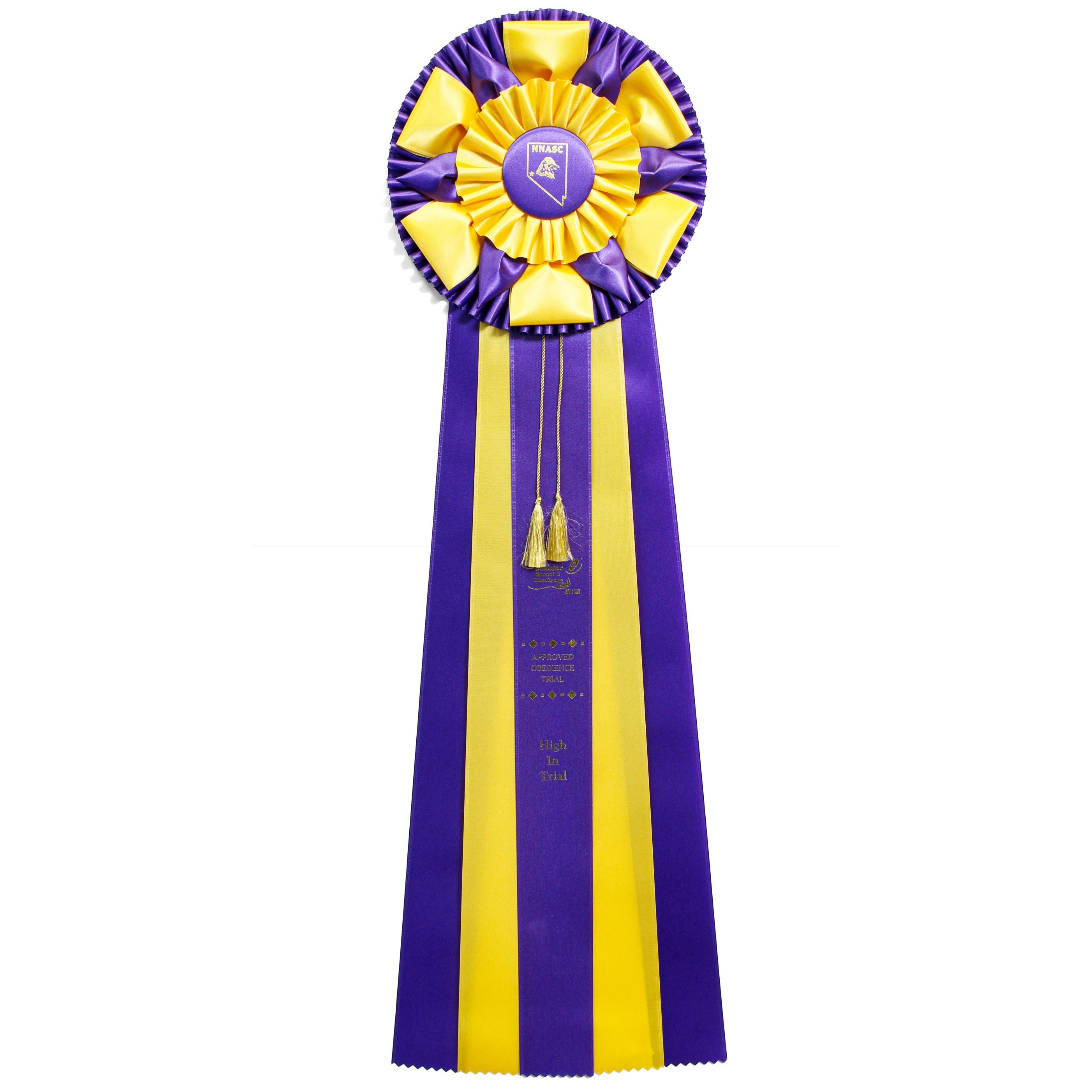 305D - Grand Deluxe Double Tassel Rosette (27.5" Overall)