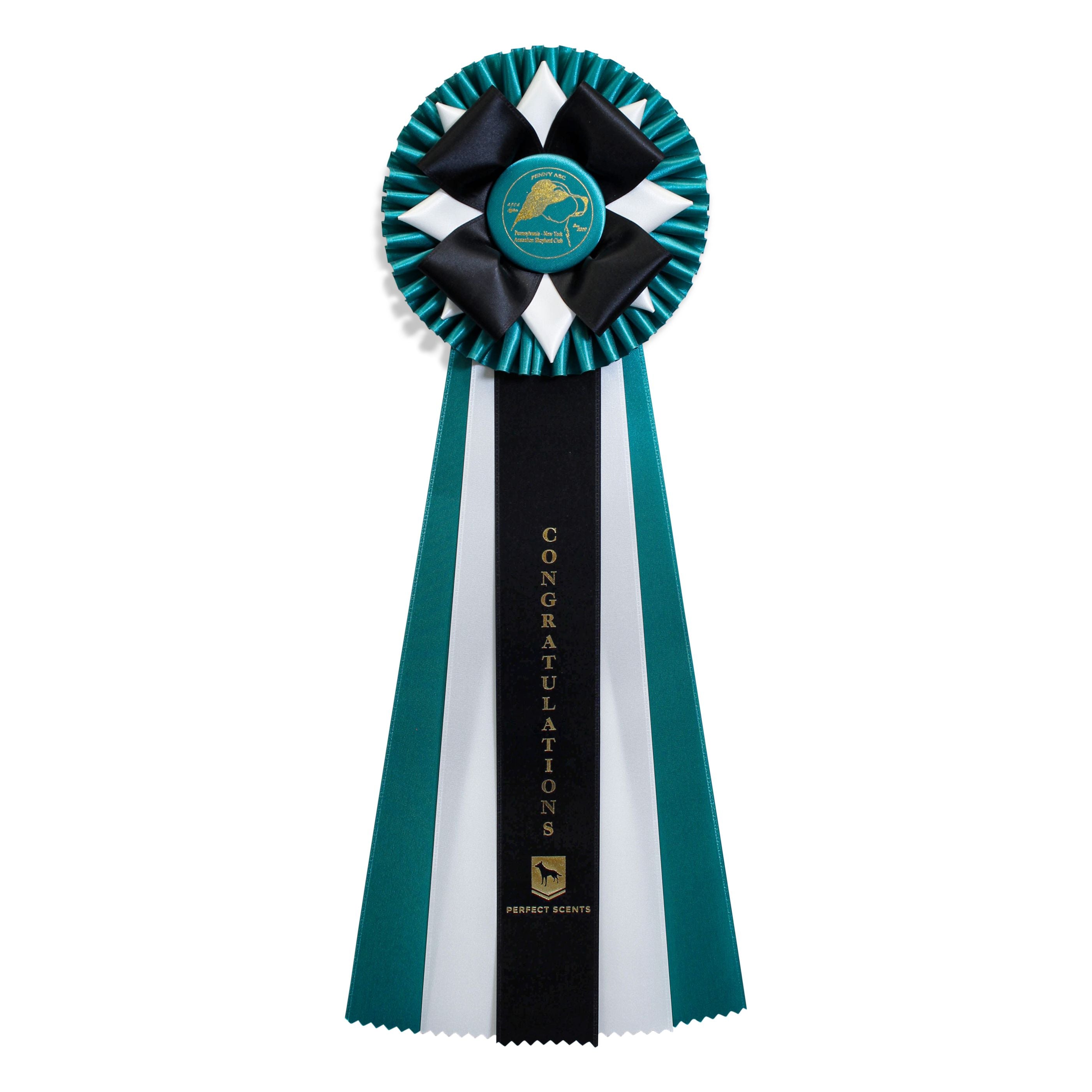 KN515 - Grand Eight Point & Petal Rosette (19" Overall)